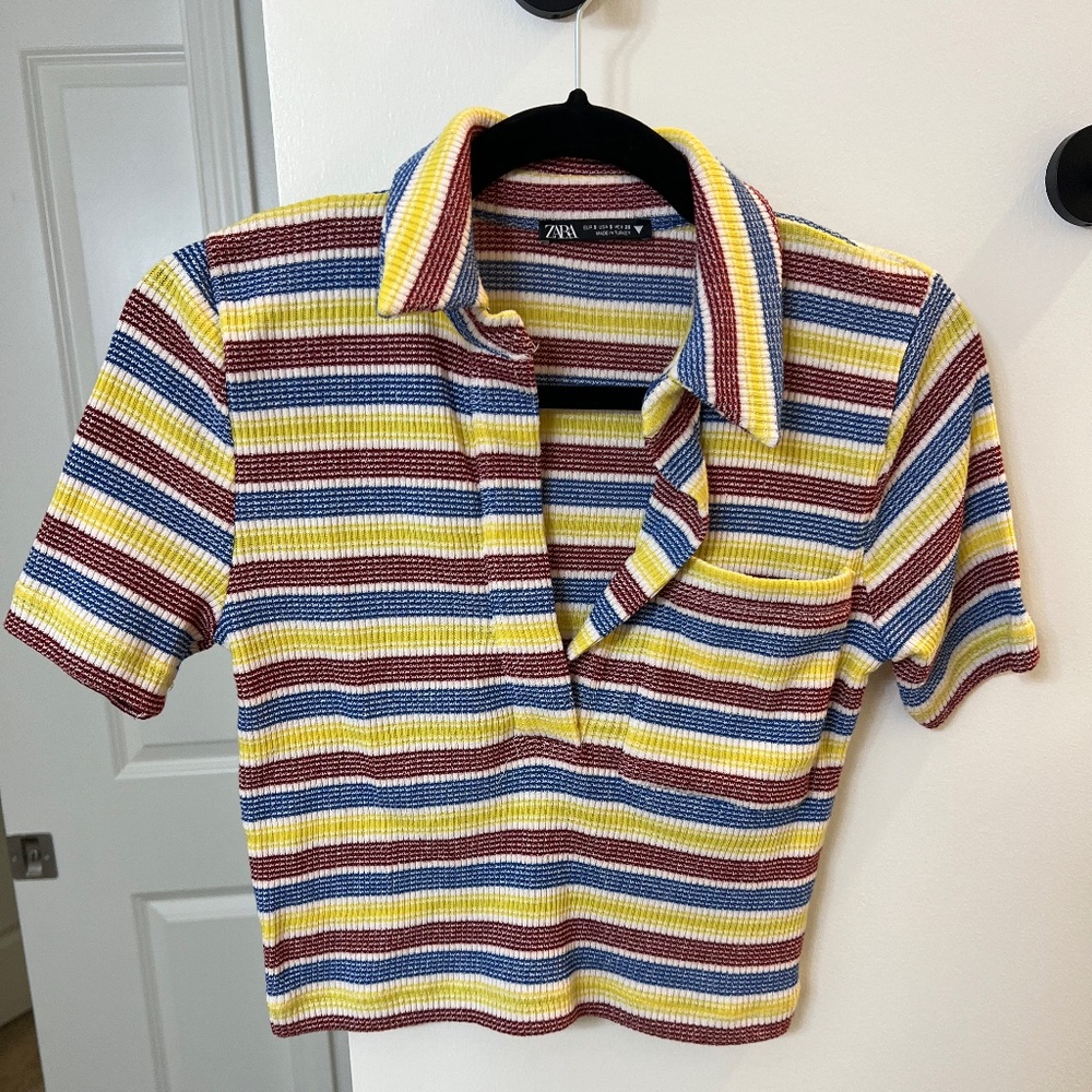 Zara cropped tee